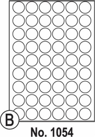 Print etikety kruhové biele 30 mm 100 hárkov A/4